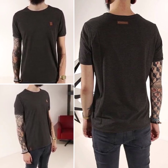 Naketano Shirts Italian Stallion Ii Soft Tee Charcoal Poshmark